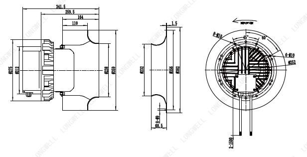 LWBE3G355-188PT-11 LongWell чертеж