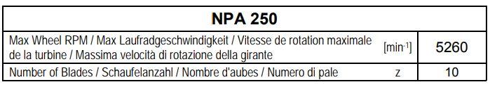 Рабочее колесо центробежное Comefri NPA-250 